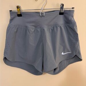 Nike Women's Eclipse Running Shorts in Gray